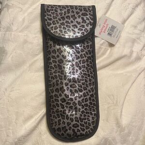 Leopard Print Styling Iron Pouch